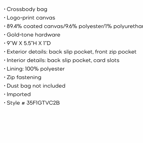 Michael Kors Jet Set Travel Gray Crossbody - Picture 7 of 7